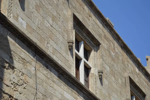 Architecture Old Town Rhodos Greece — Stock Photo, Image