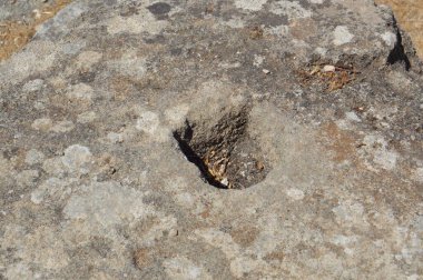 Yunanistan 'ın Rodos kentindeki Theologos köyündeki Apollo Erethimios Tapınağı