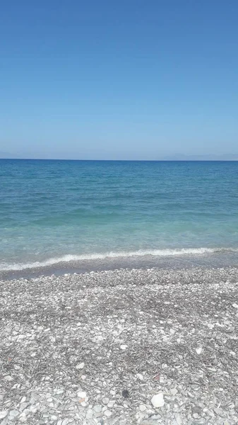 Panorama Der Ägäis Auf Der Insel Rhodos Griechenland — Stockfoto