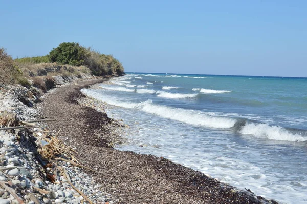 Yunanistan Rodos Adasında Ege Denizi Panoraması — Stok fotoğraf