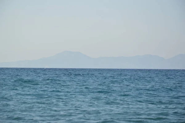 Panorama Der Ägäis Auf Der Insel Rhodos Griechenland — Stockfoto