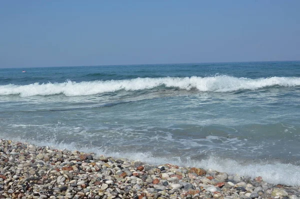 Tidvattenborrning Egeiska Havet Rhodos Grekland — Stockfoto