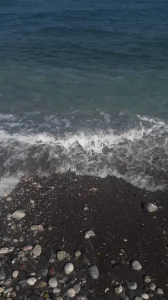 Alesaggio Mareale Sul Mar Egeo Sull Isola Rodi Grecia — Foto Stock