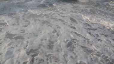 Yunanistan 'ın Rodos adasında Ege Denizi' nde sörf