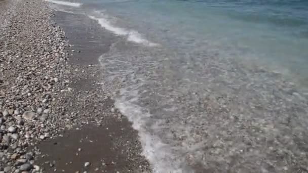 Surfez Sur Mer Égée Sur Île Rhodes Grèce — Video
