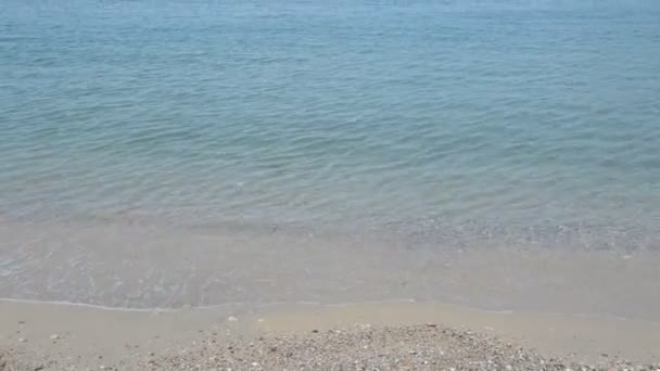 Beschaffenheit Des Meerwassers Der Ägäis Griechenland — Stockvideo