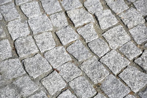Part of old cubic pavement for texture — Stock Photo, Image