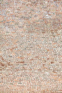 Arka plan eski Vintage renkli büyük tuğla duvar