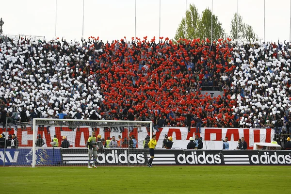 Partido de fútbol entre Partizan y Estrella Roja —  Fotos de Stock