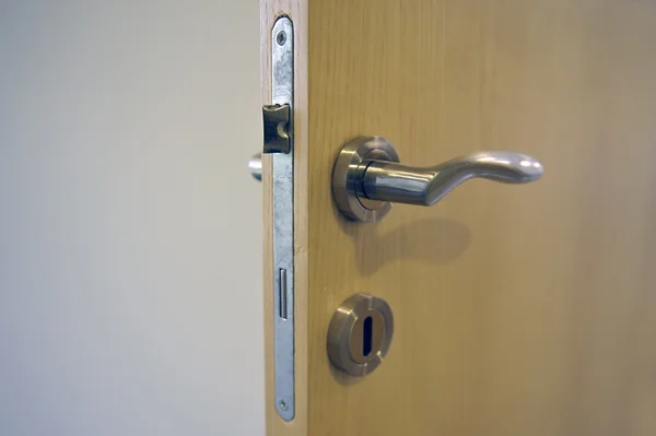 Detail Of Wooden Door Handles — Stock Photo, Image