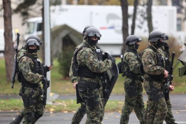 Ordu ve polis birimlerinin özel Antiterör egzersiz