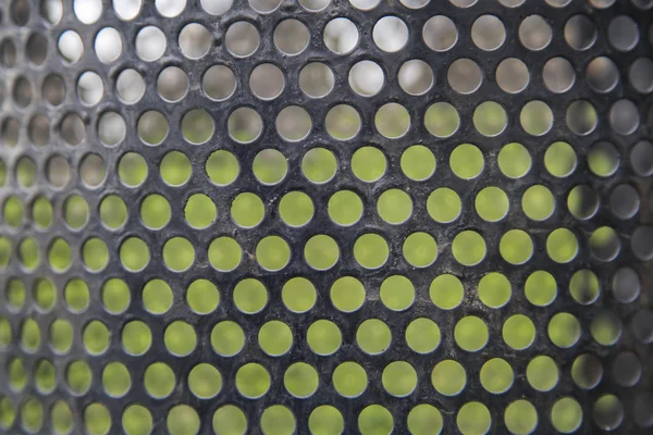 Abstract lines and metal mesh Pattern green grass background — Stock Photo, Image