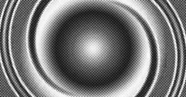 円形の抽象的なぼやけた背景を移動する 色ネオングラデーション — ストック動画