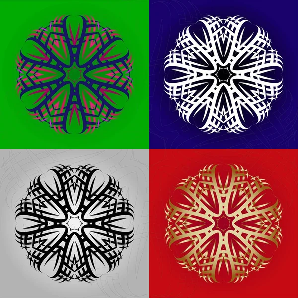 Şekil, mandala biçimindeki bir monogram gibi. Kişisel bir hediye olarak ya da müşterilerinize satmak için çarpıcı bir şekilde engellenmiş, çizilmiş, kabartılmış ya da oyulmuş projeler yaratabilirsiniz.