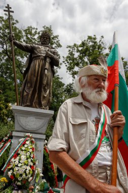 Sofia Bulgaria Monument King Samuil clipart