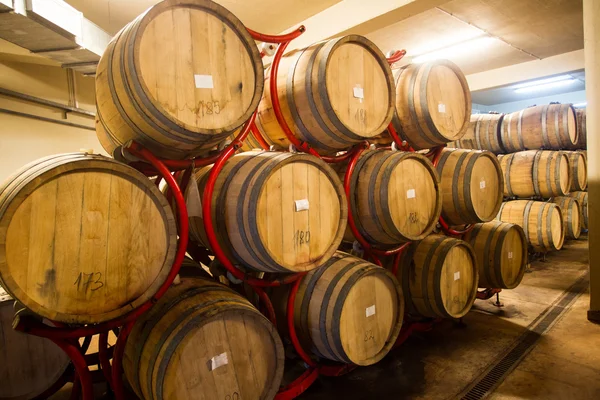 Wine Barrels Cellar Bulgaria — Stock Photo, Image