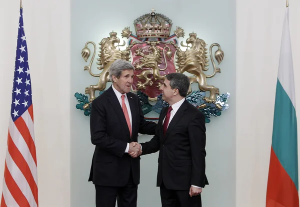 Bulgaria Estados Unidos Política John Kerry — Foto de Stock