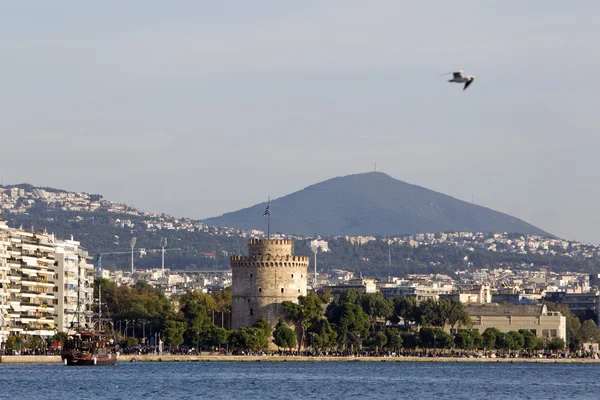 Řecko, Thessaloniki Bílá věž — Stock fotografie