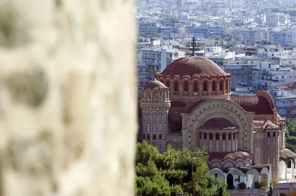 Grekland Thessaloniki gamla stan Stockbild