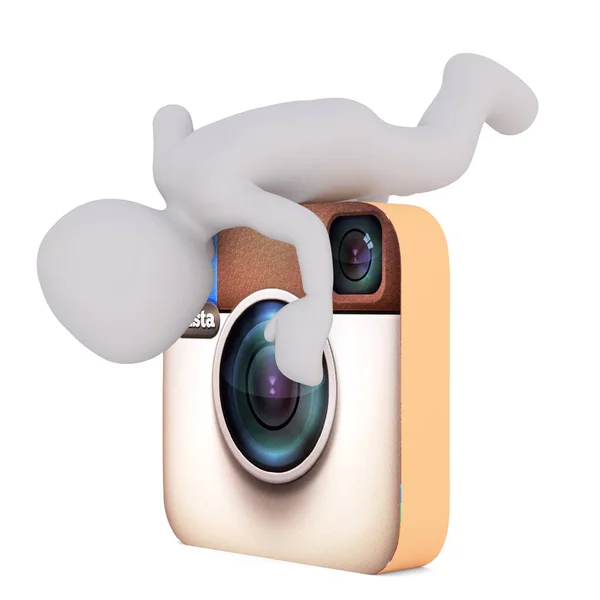 Presenting Instagram Camera — Stock Photo, Image