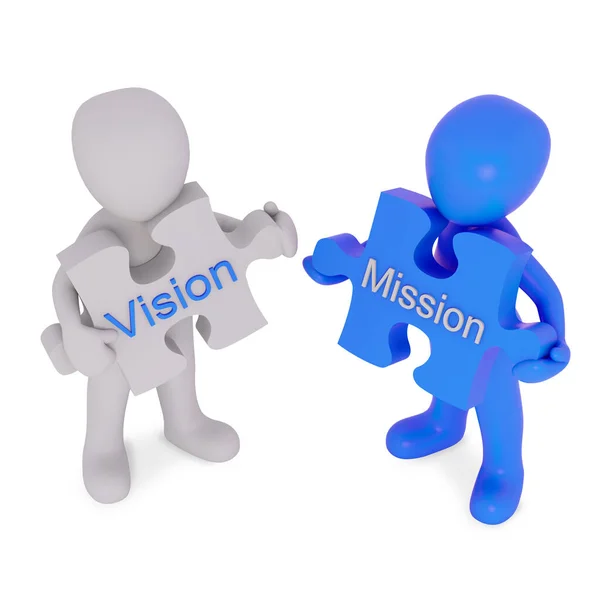 Pièces Puzzle Vision Mission — Photo