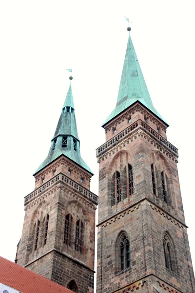 在纽伦堡的教堂 — 图库照片