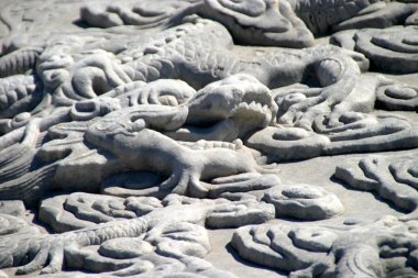 Pekin Yasak Şehir Mimarisi Detaylı Desen Tasarımı