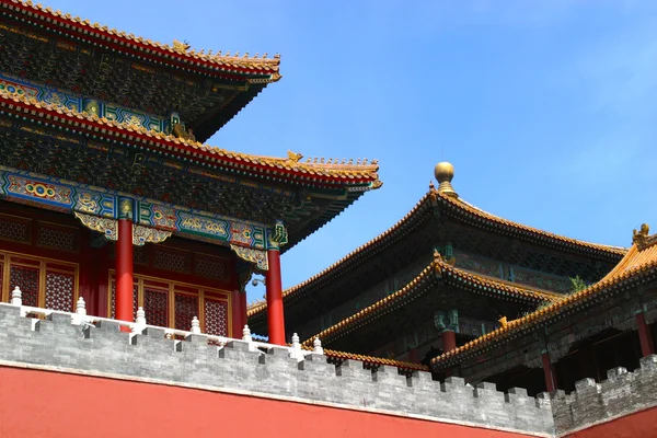 Pekingin kielletty kaupunkiarkkitehtuuri — kuvapankkivalokuva