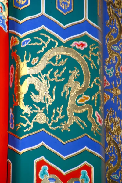 Beijing Forbidden City Architecture detail pattern design — Stock Photo, Image