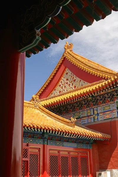 Beijing Forbidden City építészet — Stock Fotó