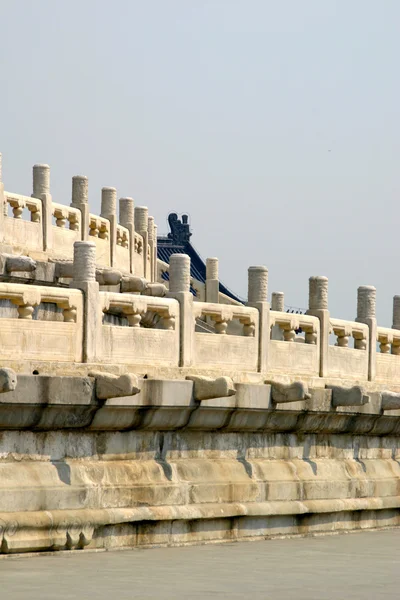 Zeď detail chrám nebes beijing Čína — Stock fotografie