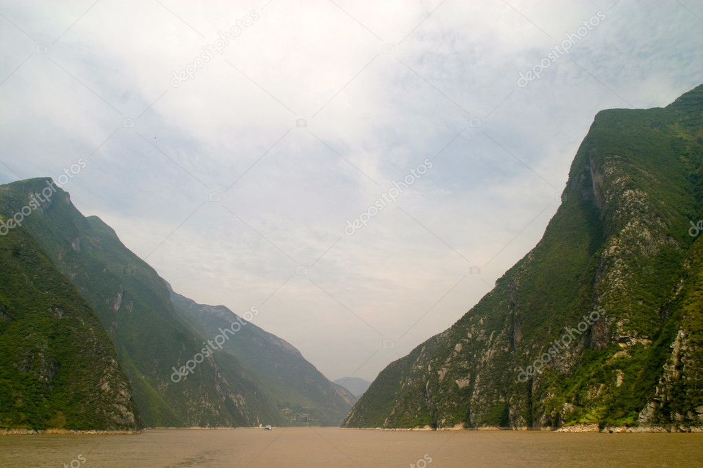 Wu Gorge on Yangtze River