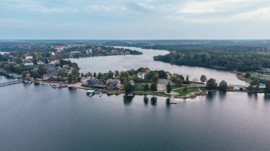 Aerial View of Trakai Town, Lithuania