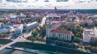 Vilnius Şehir Merkezi, Beyaz Köprü - Baltasis Tiltas ve Neris Nehri, Litvanya