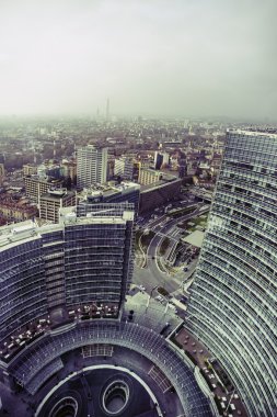 Yüksek piazza gae aulenti porta nuova Milano manzarası