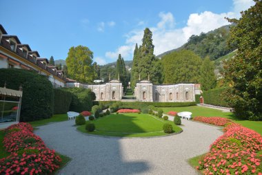Villa crespi cermenate como İtalya park