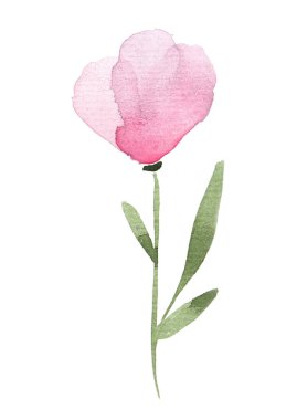 Suluboya çiçekli tebrik kartı. Düğün davetiyesi. Doğum günün kutlu olsun! Anneler Günün kutlu olsun. Sulu çiçekli yaz arkaplanı