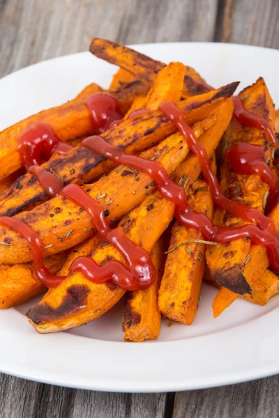 Batata-doce fritas — Fotografia de Stock