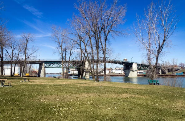 Sorel-Tracy Québec Canada vieux pont parc — Photo