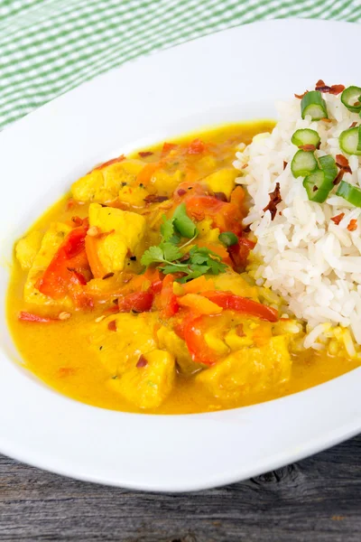Curried Coconut Chicken — Stock Photo, Image