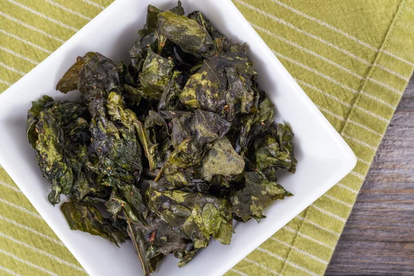 Kale chips snack — Stock Photo, Image