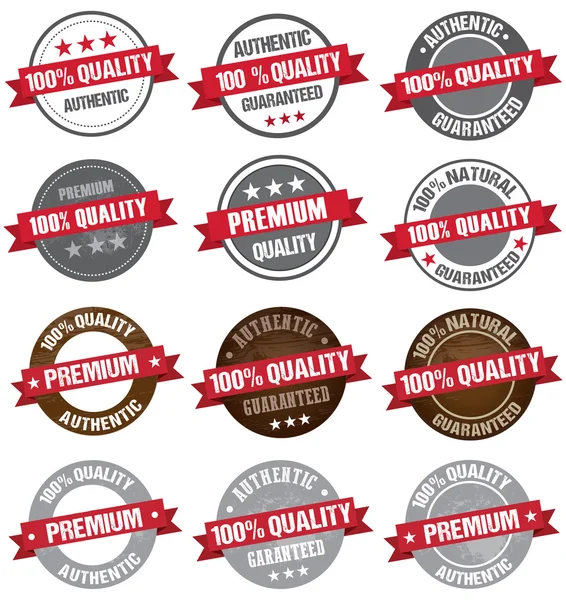 Étiquette étiquette de qualité premium — Image vectorielle