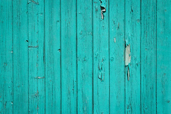 Tyrkysové staré dřevěné pozadí — Stock fotografie