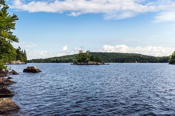 Lac Uzun Quebec Kanada Manzara Yaz — Stok fotoğraf