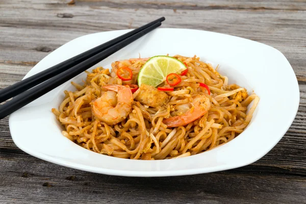 Shrimp Pad Thai — Stock Photo, Image