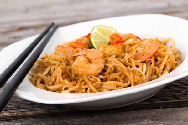 Shrimp Pad Thai — Stock Photo, Image