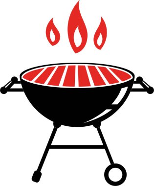 BBQ Grill vegan konsepti simge vektörü