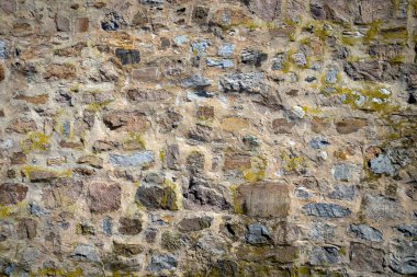 17th century old rock stone wall background texture