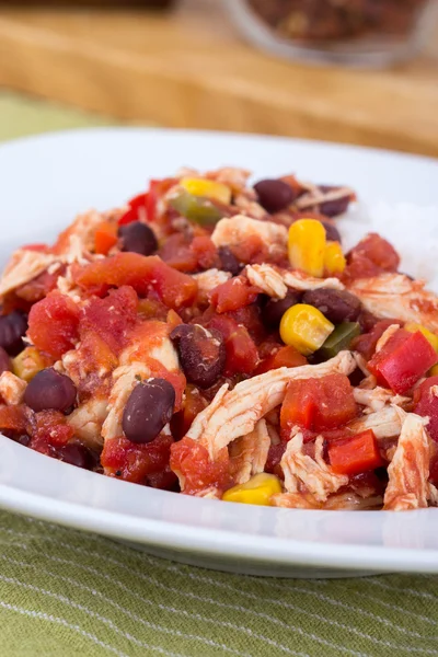 Mexican chili chicken stew — Stock Image Mexican chili chicken stew Stock Photo