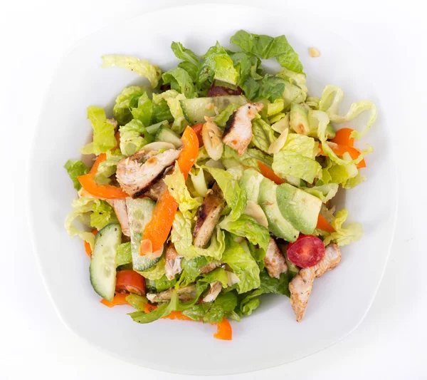 Gebraden kip Californië salade — Stockfoto